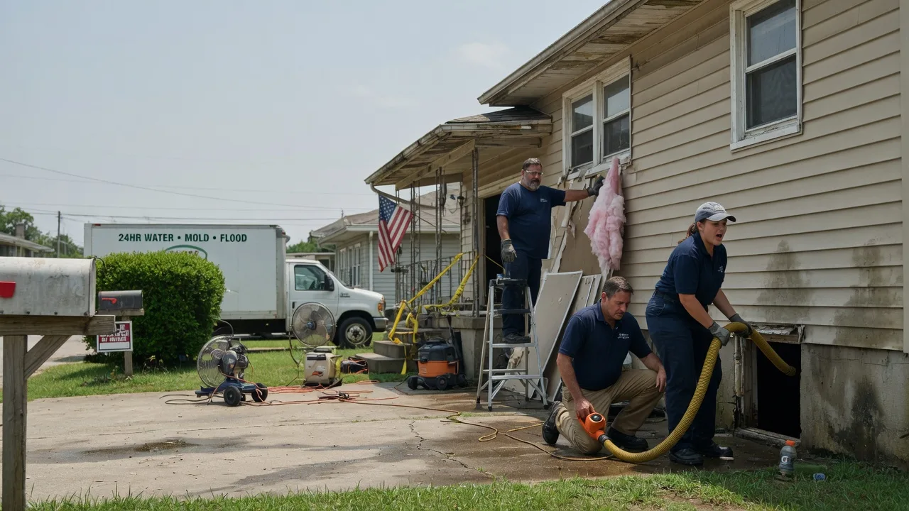 Water Damage Repair in Aubrey, AR near me